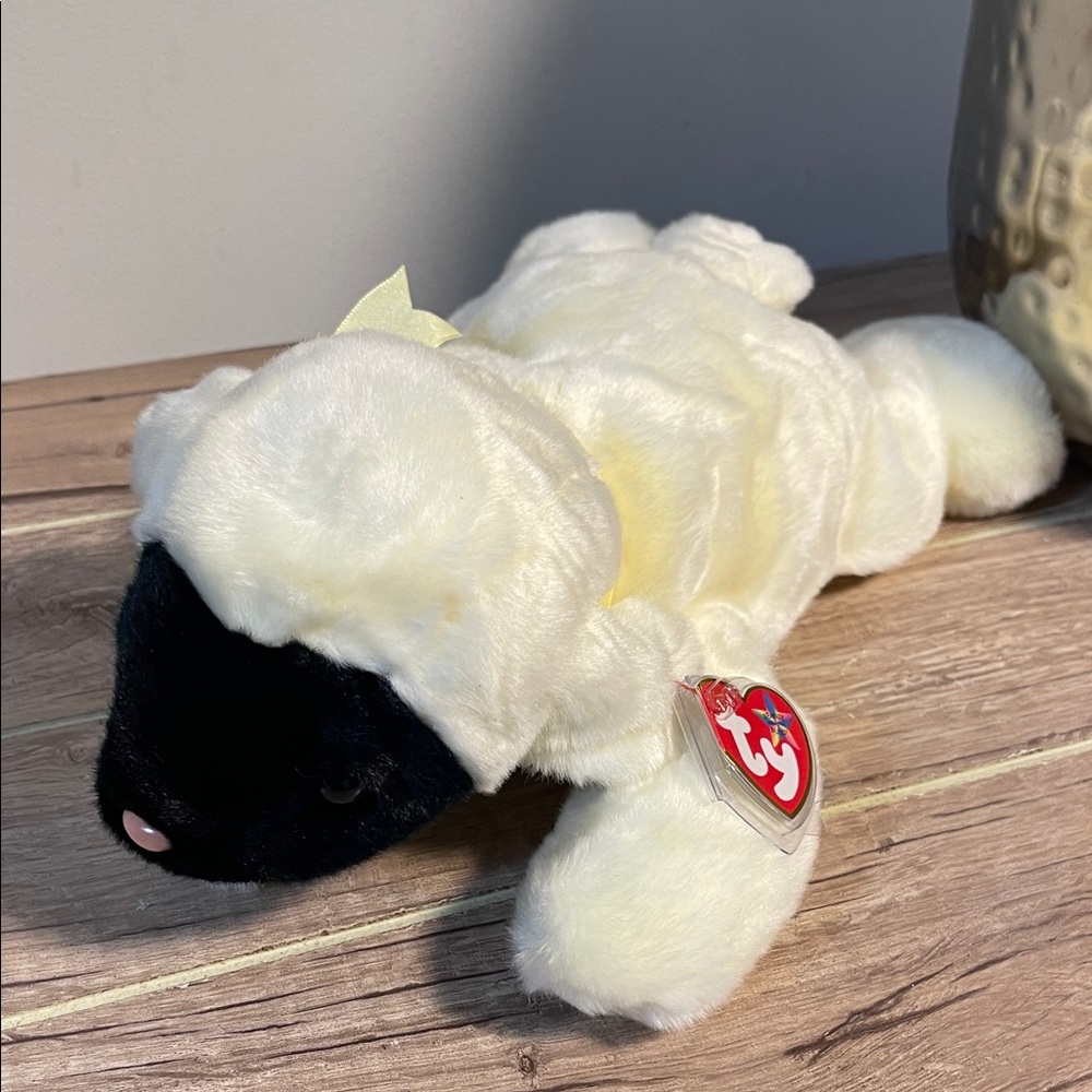 2000 Vintage Large Ty Plush Lamb